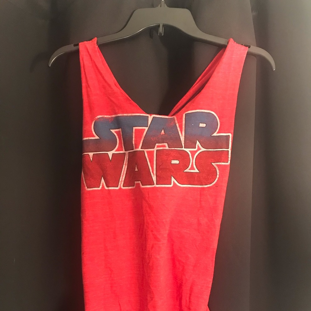 Key-Hole Star Wars Tank Top